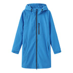 Dark Blue Women's Hooded Rain Jacket