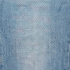 Light Blue Women's High-Waisted Cropped Barrel Leg Jeans - Denim Texture Closeup