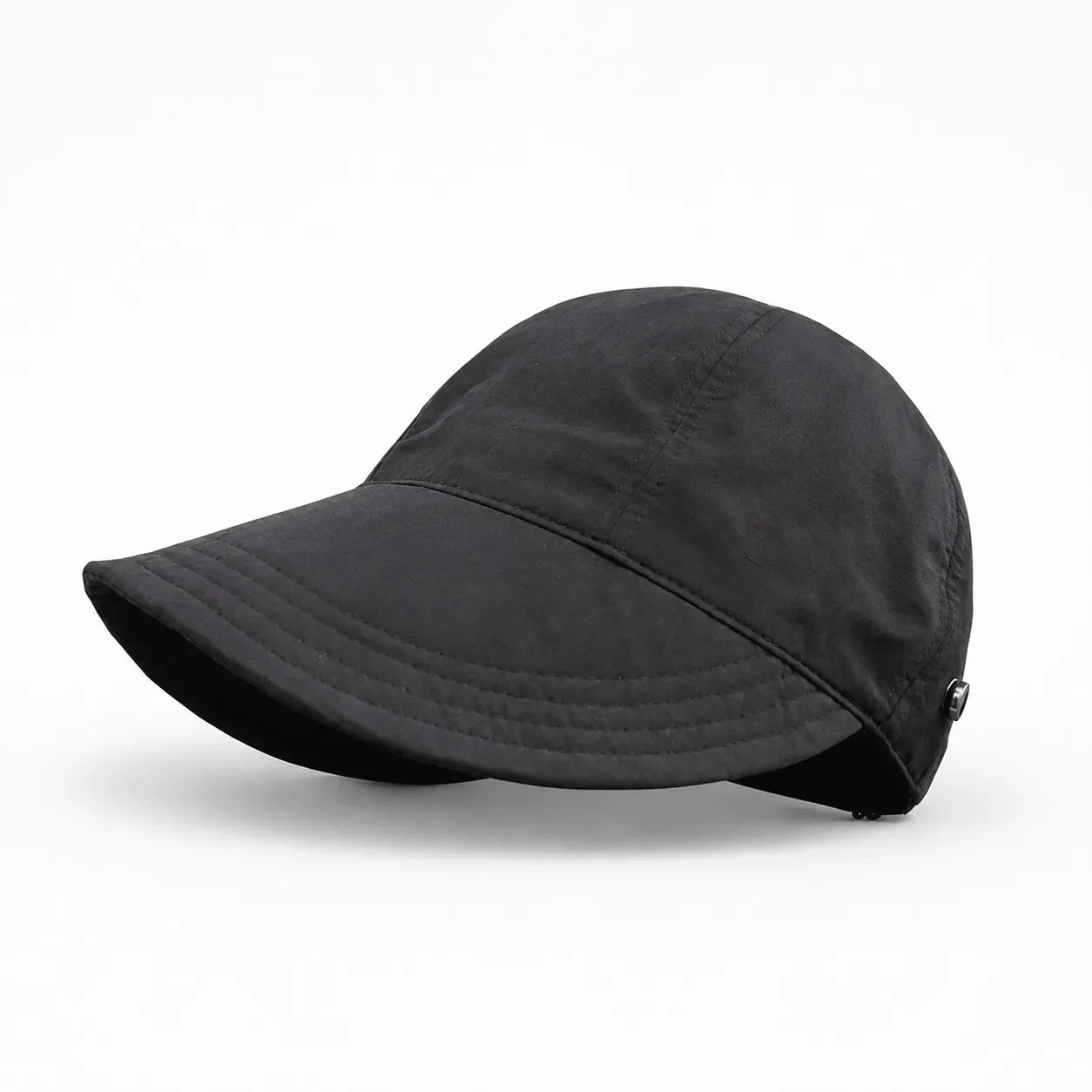 Black 2 Women's Foldable Wide Brim Sun Hat — Cherry Lightweight UPF 50+ Adjustable