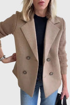 Women's Double-Breasted Blazers - Front Full