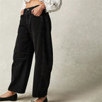 Women's High-Waist Barrel Leg Jeans — Gloria Everyday Relaxed Ankle-Length