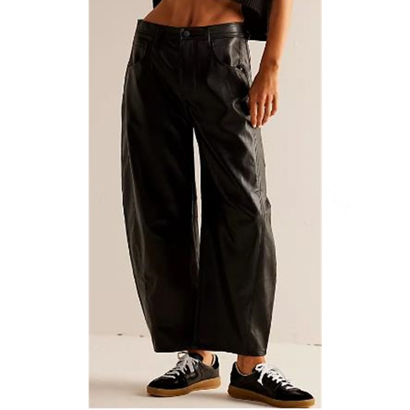 Women's High-Waist Barrel Leg Jeans — Gloria Everyday Relaxed Ankle-Length