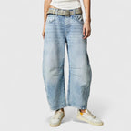 Women's High-Waist Barrel Leg Jeans