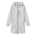 Women's Hooded Rain Jacket - Flat Lay Light