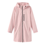 Women's Hooded Rain Jacket - Flat Lay