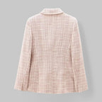 Women's Tweed Blazer - Back Full