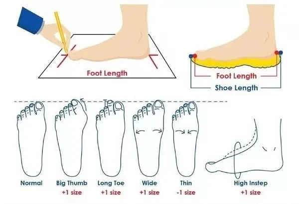 Gray Wide Fit Mesh Walking Shoes — Eliana Velcro Memory Foam Orthopedic - Foot Sizing Chart
